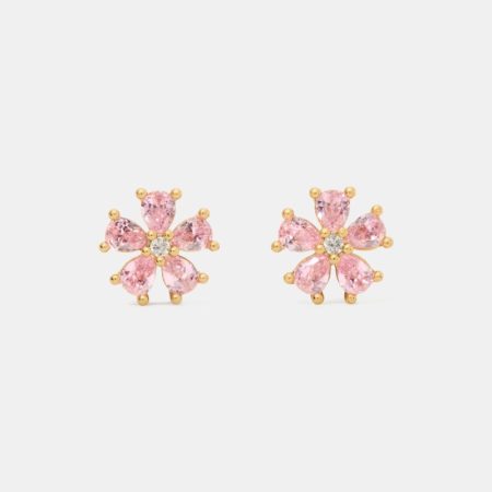 Kate Spade Outlet You're A Gem Flower Studs - Preorder — Pink
