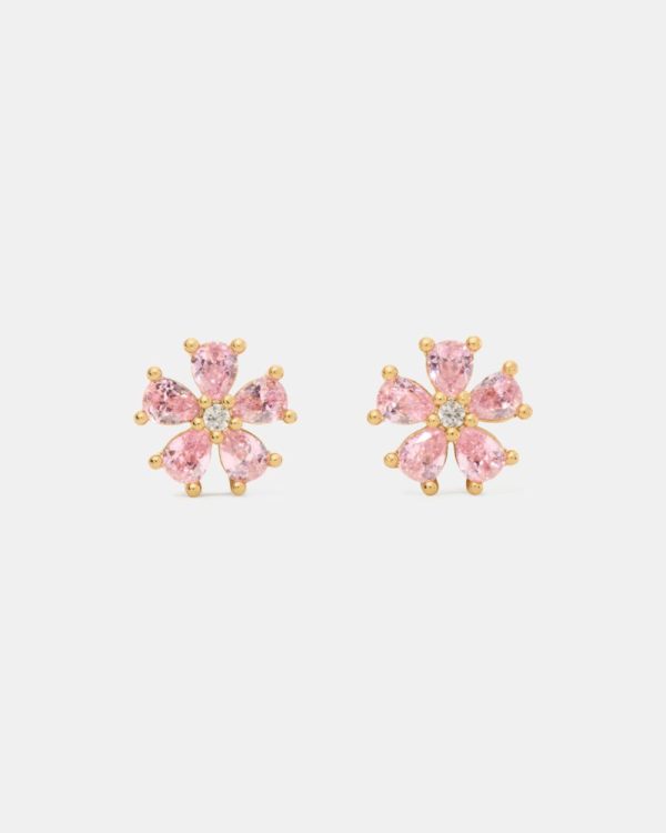 Kate Spade Outlet You're A Gem Flower Studs - Preorder