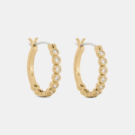 Kate Spade Outlet Full Circle Huggies - Preorder — Clear/Gold