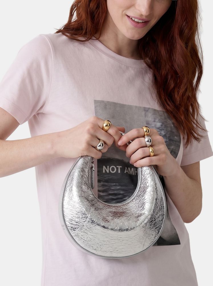 Kate Spade Outlet Duo Crinkle Metallic Mini Shoulder - Preorder