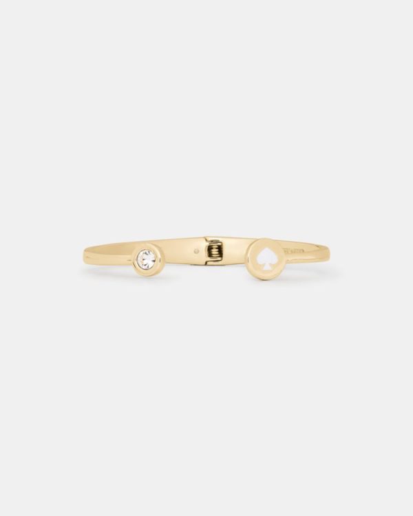 Kate Spade Outlet Spot The Spade Open Hinge Bangle - Preorder