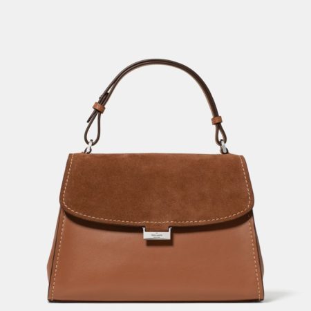 Kate Spade Outlet Riley Suede Top Handle Bag - Preorder — Warm Gingerbread