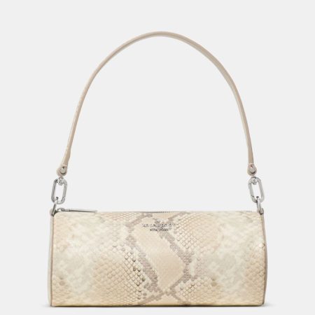 Kate Spade Outlet Roulette Snake Embossed Crossbody Bag - Preorder — Natural Multi