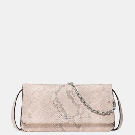 Kate Spade Outlet Ivy Snake Embossed Crossbody Bag - Preorder — Pink Multi