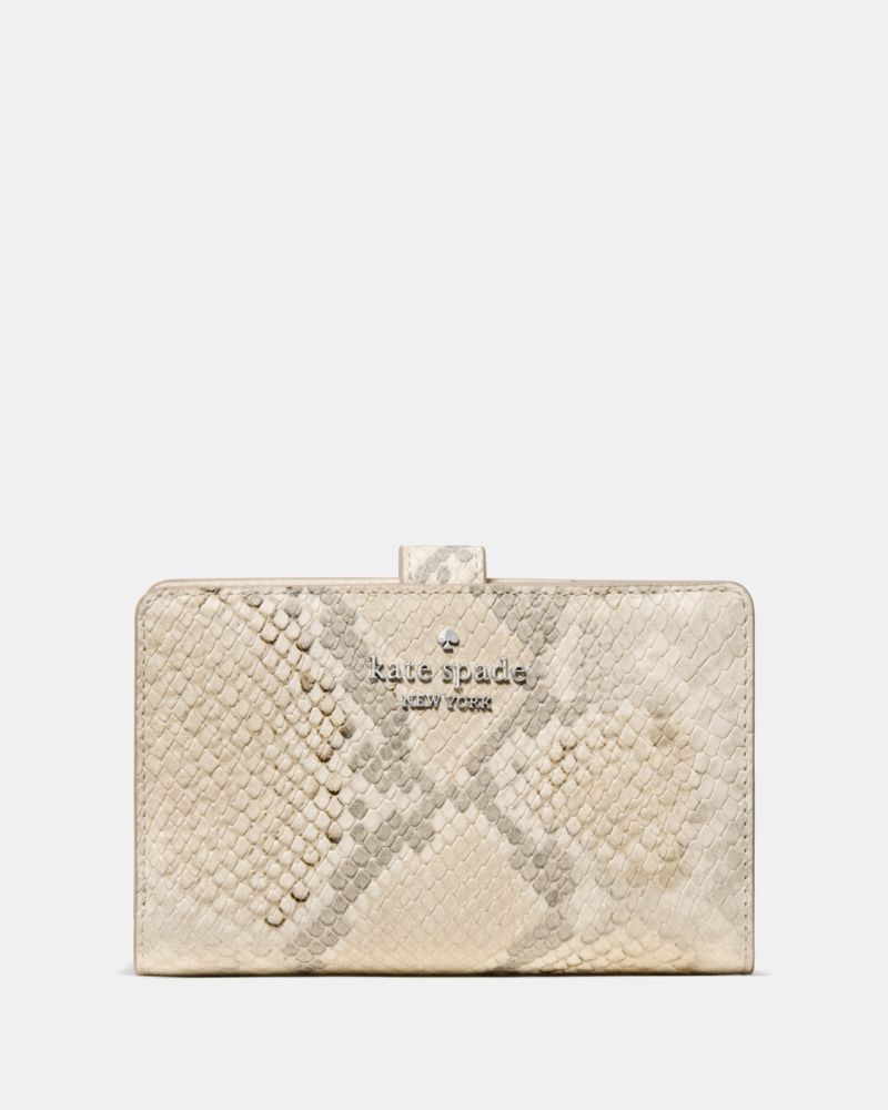 Kate Spade Outlet Snake Medium Bifold Wallet - Preorder