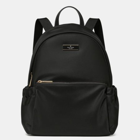 Kate Spade Outlet Carter Nylon Dome Backpack - Preorder — Black