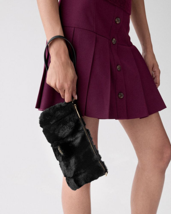 Kate Spade Outlet Gemini Faux Fur Mini Bag - Preorder