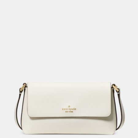 Kate Spade Outlet Gwen Textured Patent Crossbody Bag - Preorder — Meringue