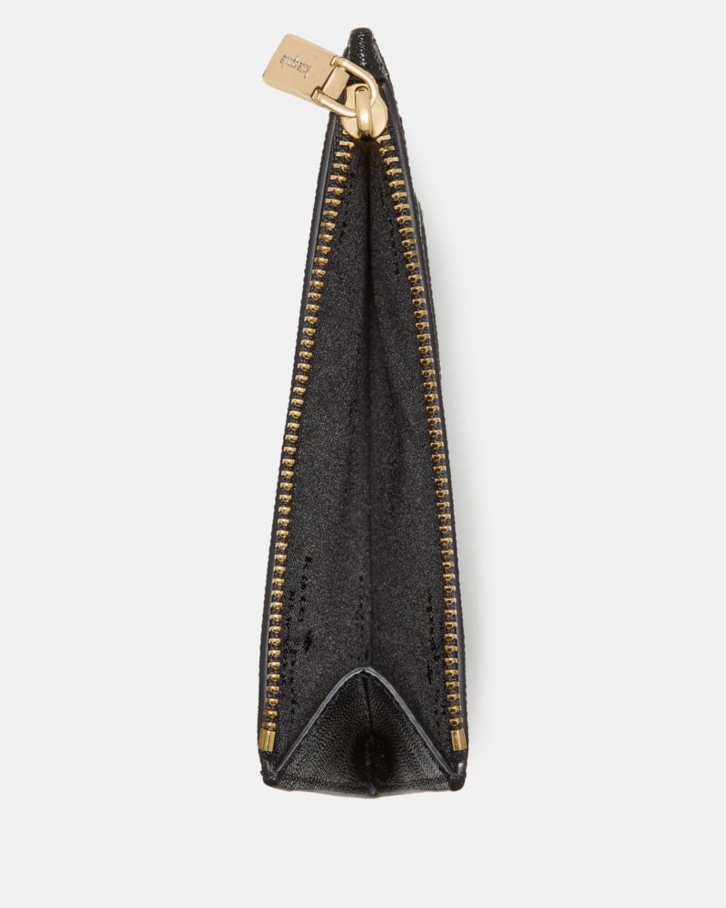 Kate Spade Outlet Textured Patent Large Slim Card Holder - Preorder