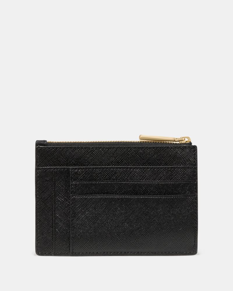 Kate Spade Outlet Textured Patent Large Slim Card Holder - Preorder