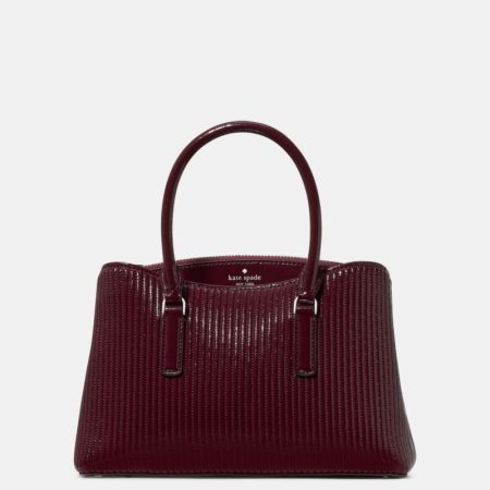 Kate Spade Outlet Thompson Street Shiny Quilted Small Satchel Bag - Preorder — Grenache
