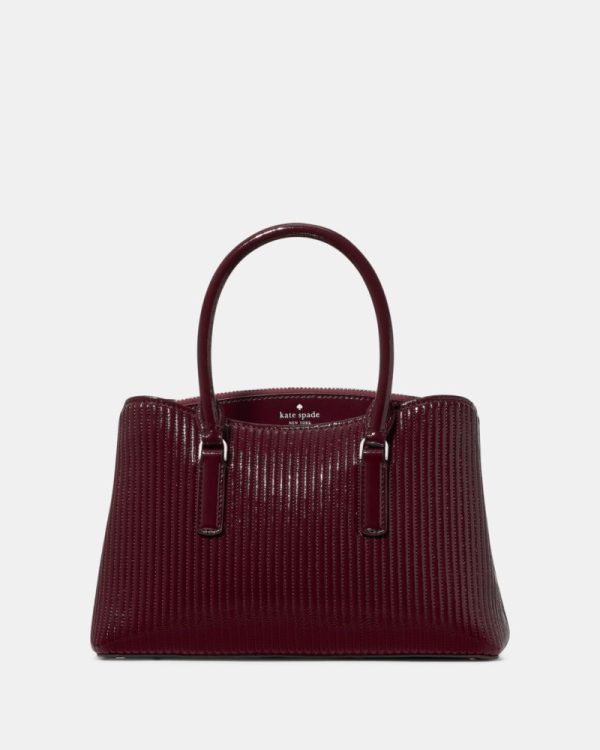 Kate Spade Outlet Thompson Street Shiny Quilted Small Satchel Bag - Preorder