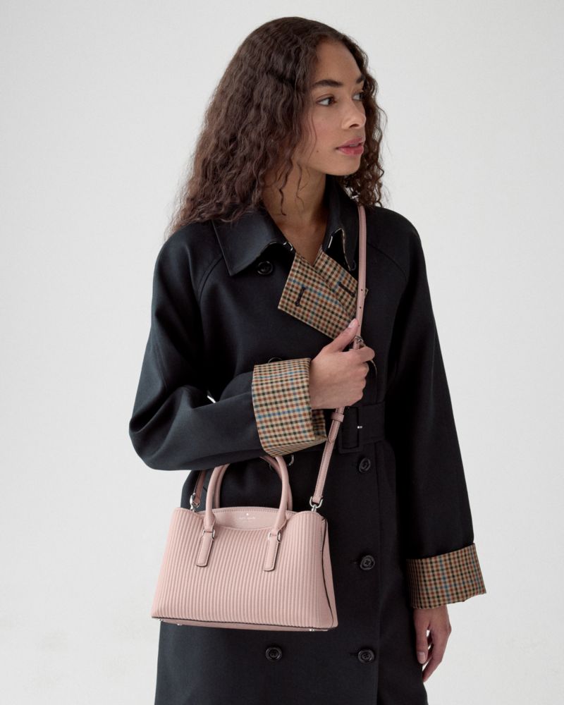 Kate Spade Outlet Thompson Street Shiny Quilted Small Satchel Bag - Preorder