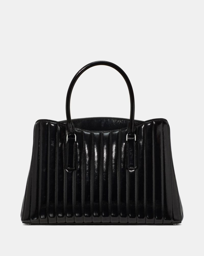 Kate Spade Outlet Thompson Street Shiny Quilted Satchel Bag - Preorder - Image 12