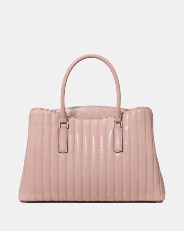 Kate Spade Outlet Thompson Street Shiny Quilted Satchel Bag - Preorder