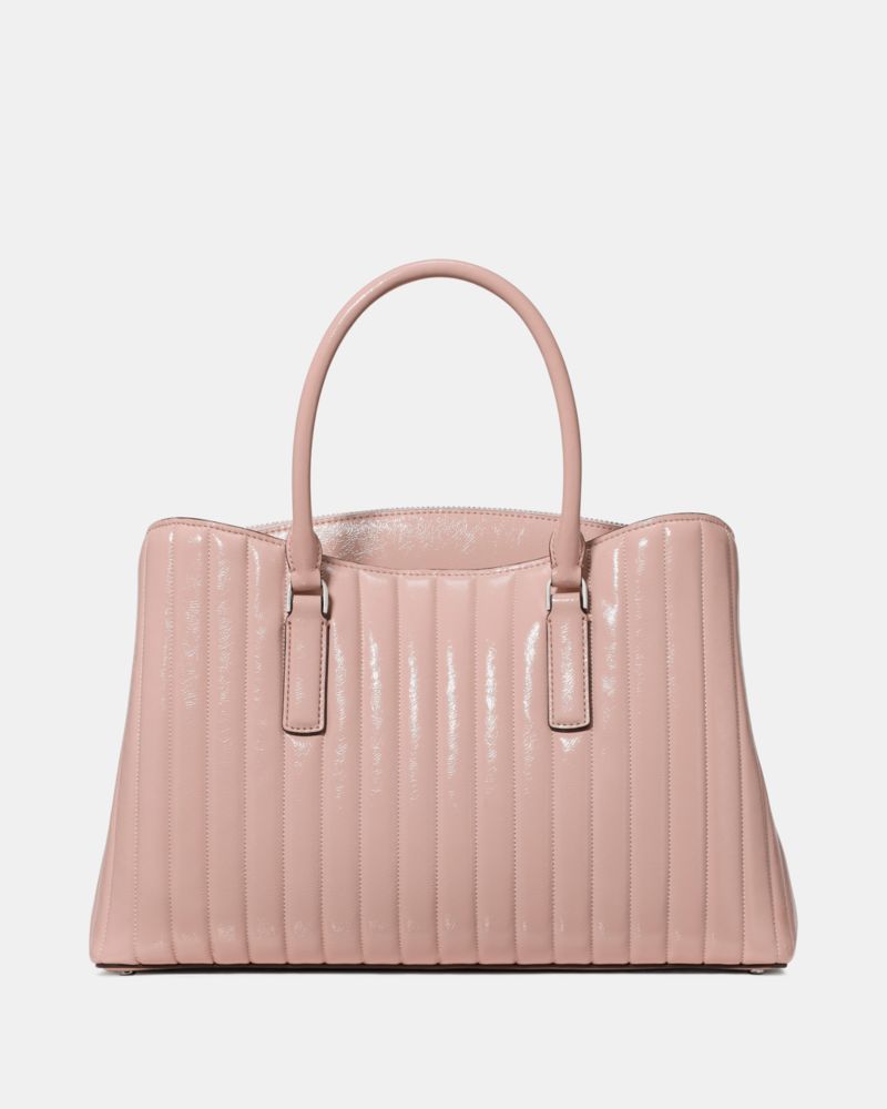 Kate Spade Outlet Thompson Street Shiny Quilted Satchel Bag - Preorder - Image 7