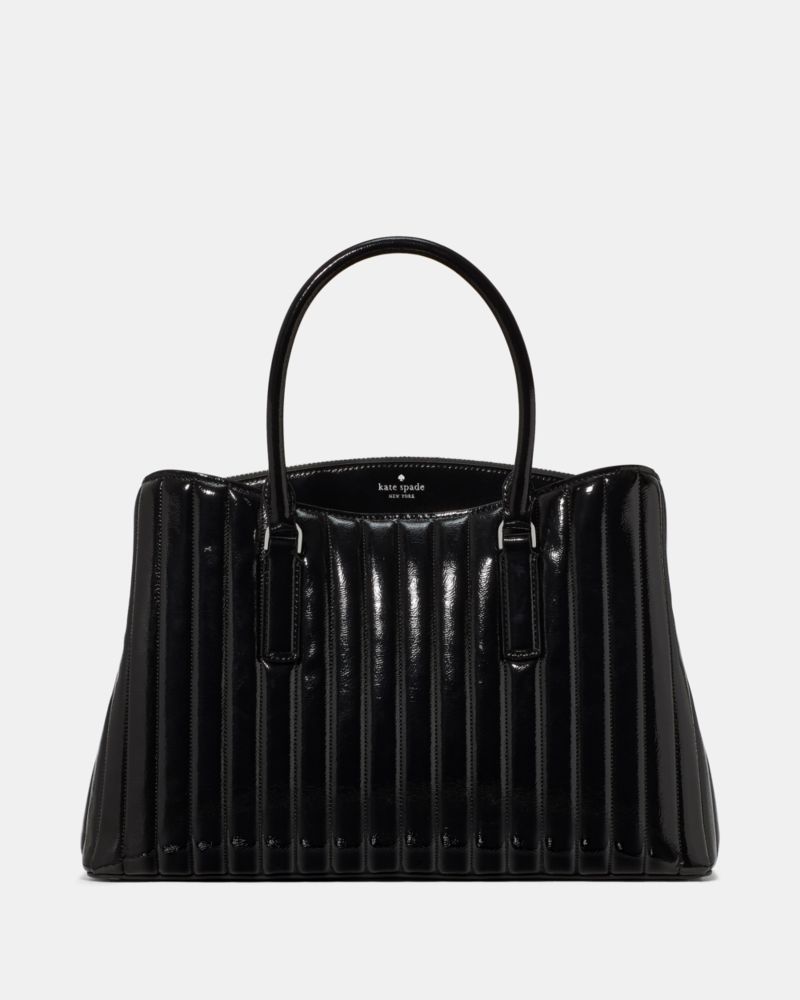 Kate Spade Outlet Thompson Street Shiny Quilted Satchel Bag - Preorder - Image 2