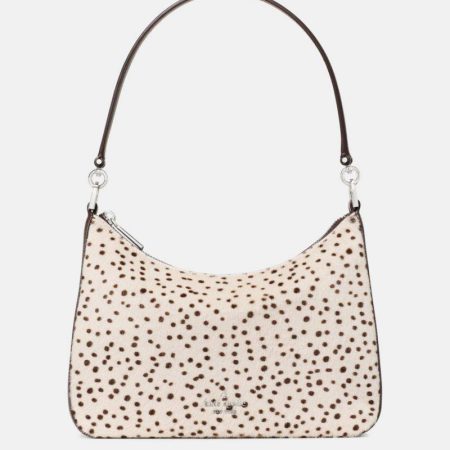 Kate Spade Outlet Margot Haircalf Medium Shoulder Bag - Preorder — Natural Multi