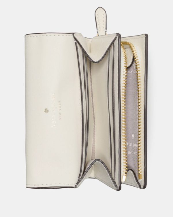 Kate Spade Outlet Textured Patent Small L-zip Wallet - Preorder