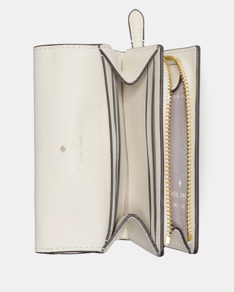 Kate Spade Outlet Textured Patent Small L-zip Wallet - Preorder