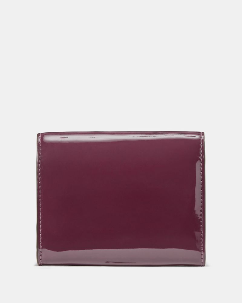 Kate Spade Outlet Patent Small L-zip Flap Wallet - Preorder