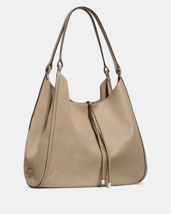 Kate Spade Outlet Reese Suede Large Shoulder Bag - Preorder
