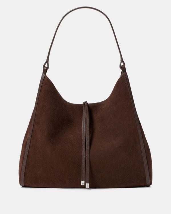 Kate Spade Outlet Reese Suede Large Shoulder Bag - Preorder