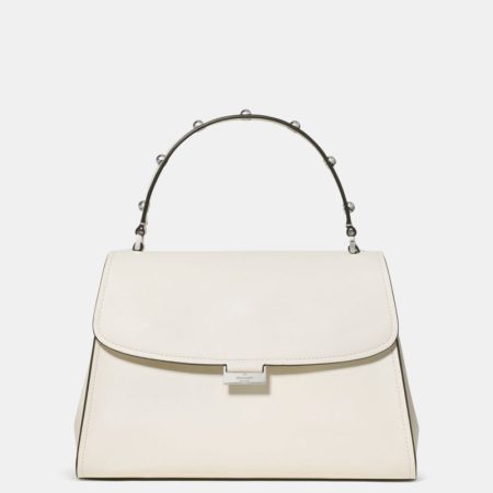 Kate Spade Outlet Riley Studded Top Handle Bag - Preorder — Meringue