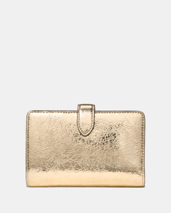 Kate Spade Outlet Metallic Medium Bifold Wallet - Preorder