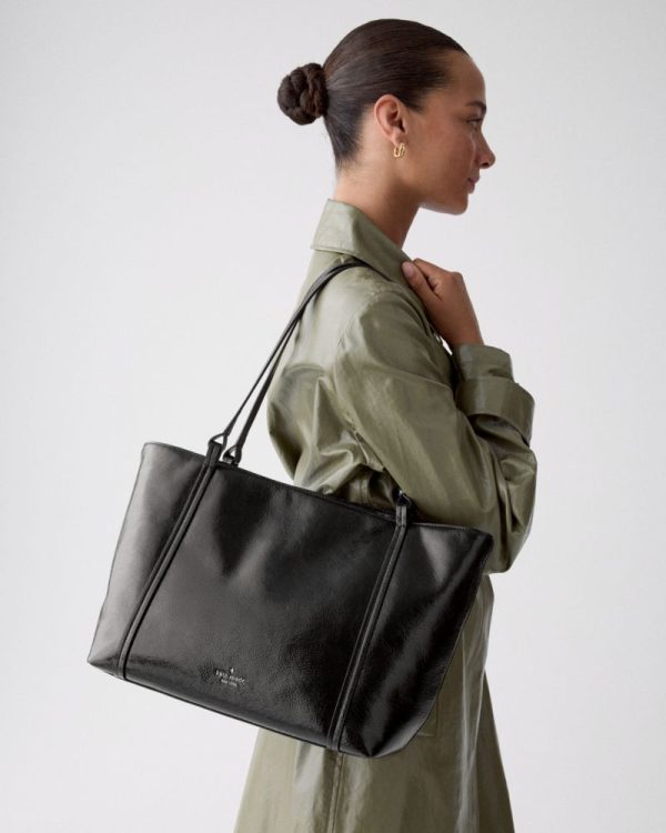 Kate Spade Outlet Marlowe Shiny Leather Tote Bag - Preorder