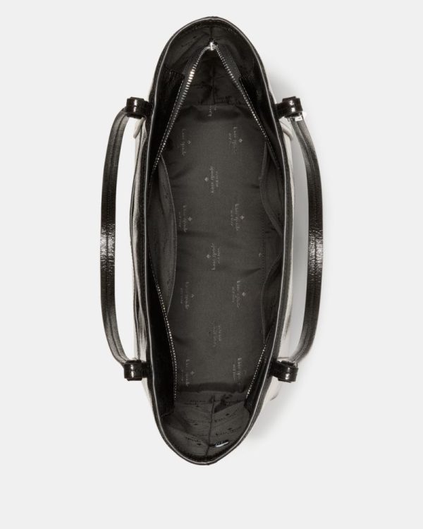 Kate Spade Outlet Marlowe Shiny Leather Tote Bag - Preorder
