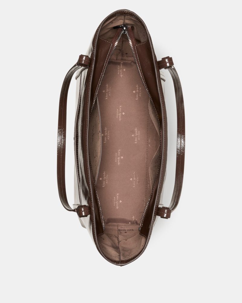 Kate Spade Outlet Marlowe Shiny Leather Tote Bag - Preorder