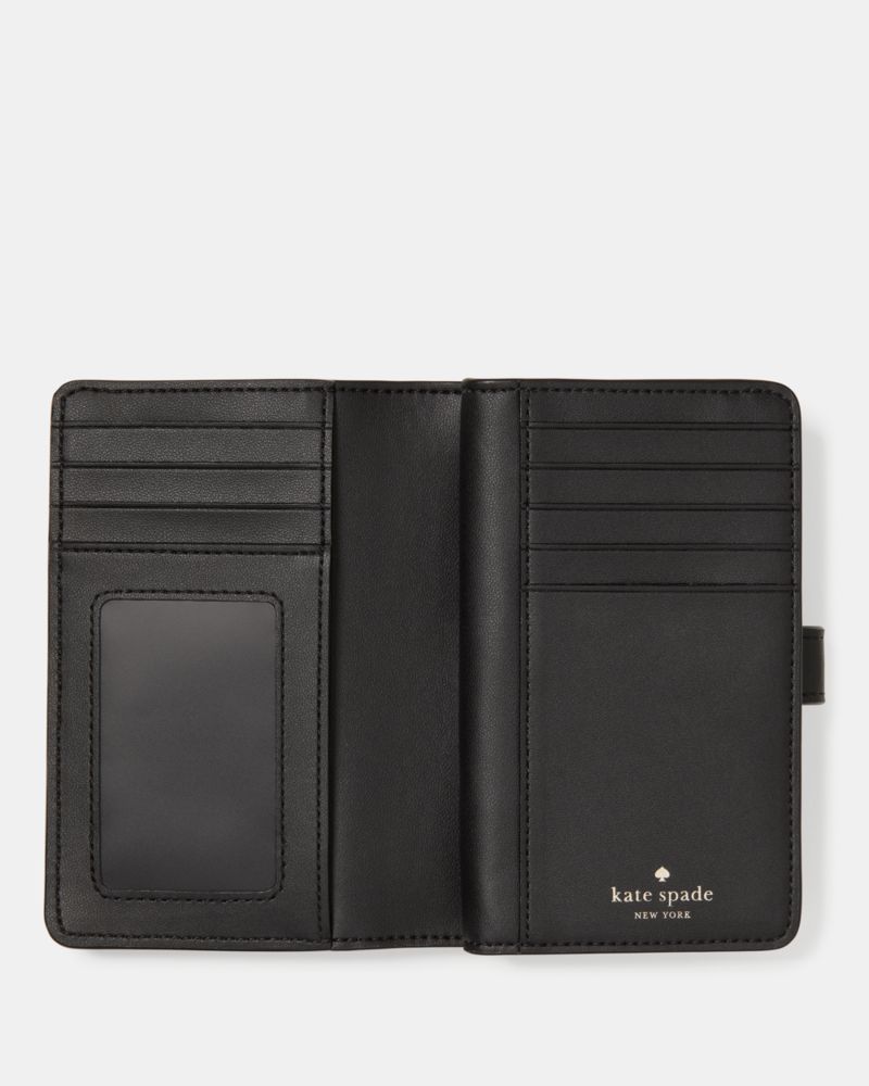 Kate Spade Outlet Shiny Quilted Medium Bifold Wallet - Preorder