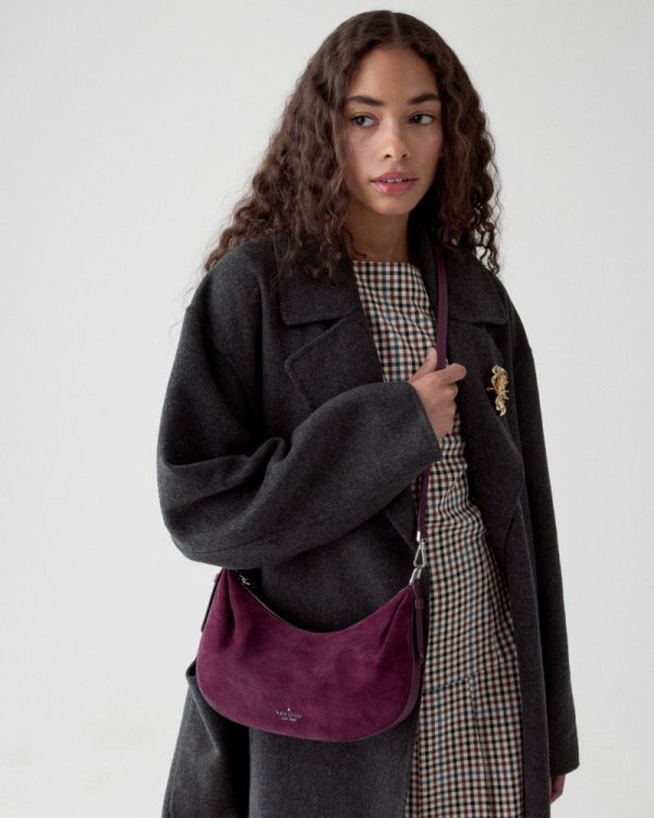 Kate Spade Outlet Selene Suede Shoulder Bag - Preorder