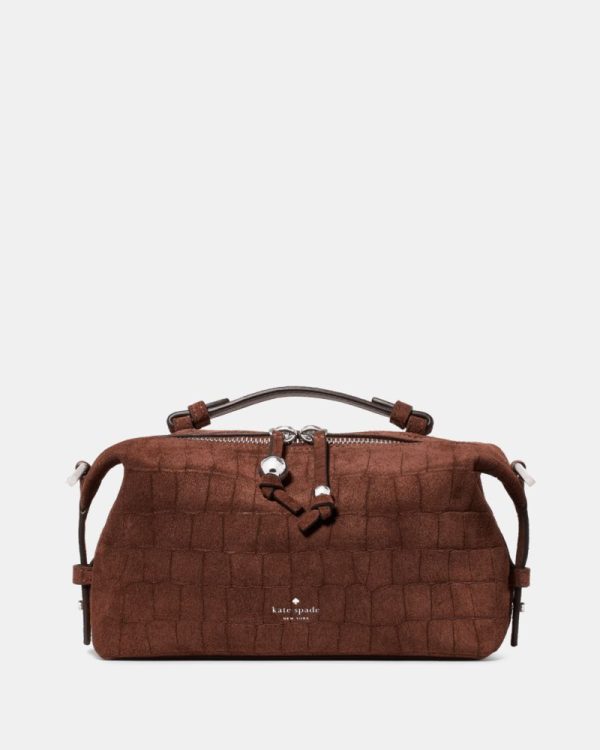 Kate Spade Outlet Billie Suede Croc Crossbody Bag - Preorder