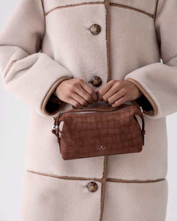 Kate Spade Outlet Billie Suede Croc Crossbody Bag - Preorder