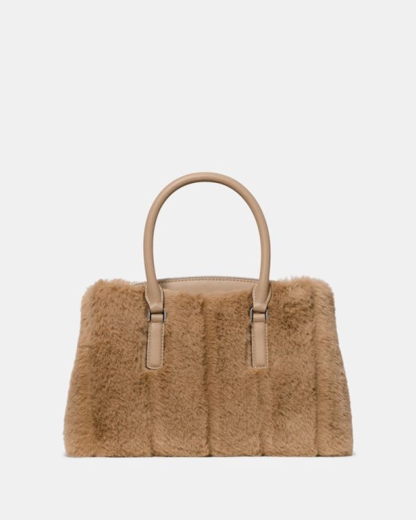Kate Spade Outlet Thompson Street Faux Fur Small Satchel Bag - Preorder
