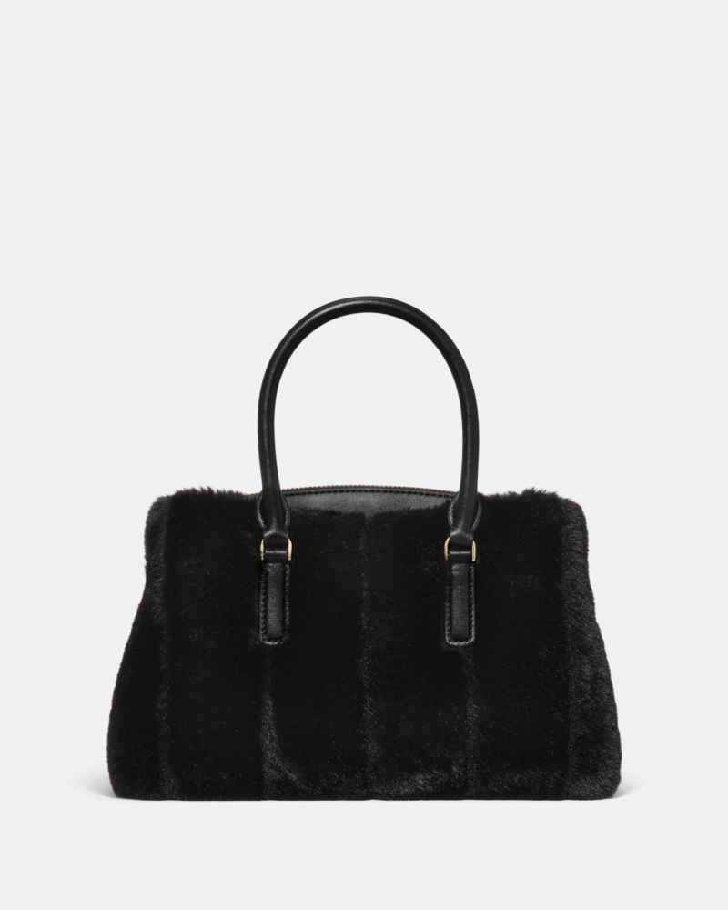 Kate Spade Outlet Thompson Street Faux Fur Small Satchel Bag - Preorder