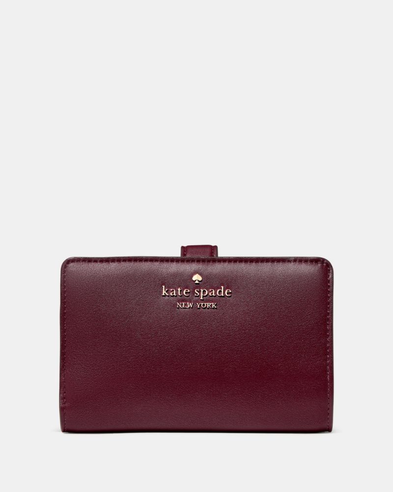 Kate Spade Outlet Floral Interior Medium Bifold Wallet - Preorder