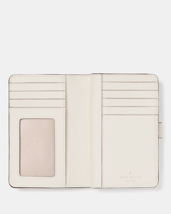 Kate Spade Outlet Studded Medium Bifold Wallet - Preorder