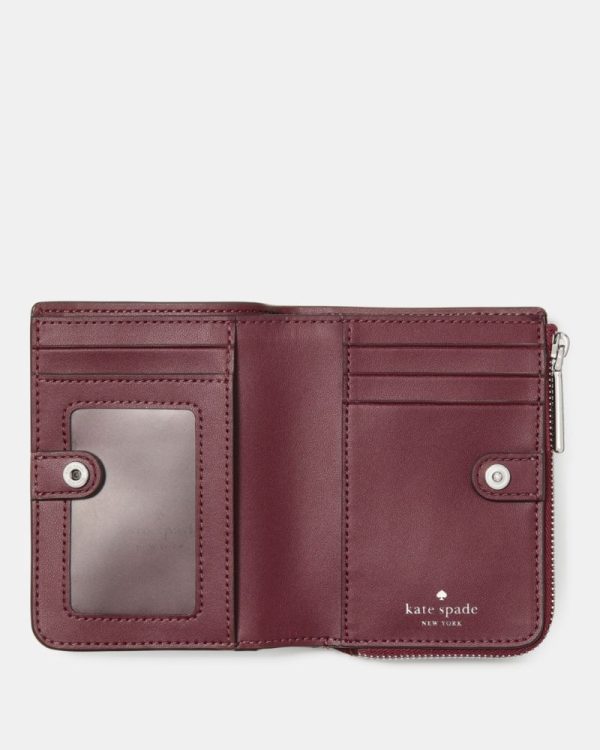 Kate Spade Outlet Shiny Quilted Small L-zip Wallet - Preorder