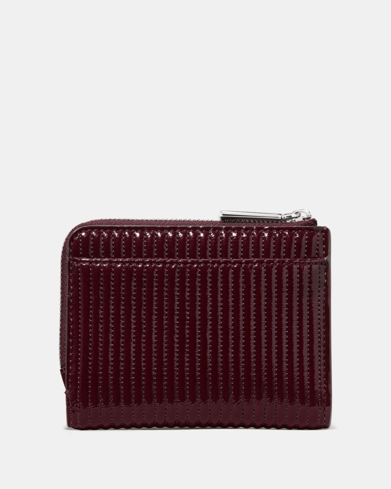 Kate Spade Outlet Shiny Quilted Small L-zip Wallet - Preorder