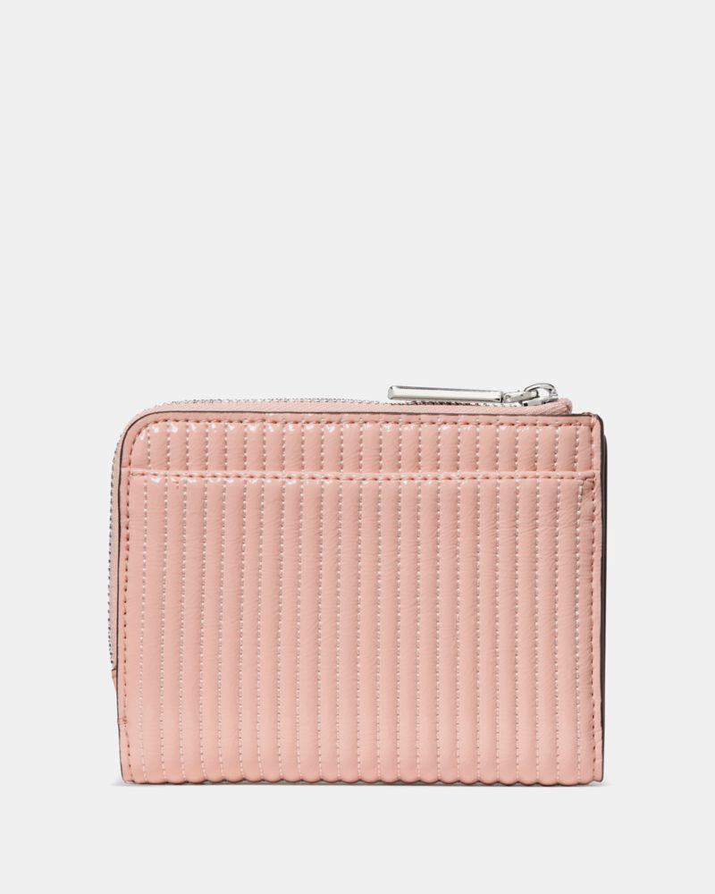 Kate Spade Outlet Shiny Quilted Small L-zip Wallet - Preorder