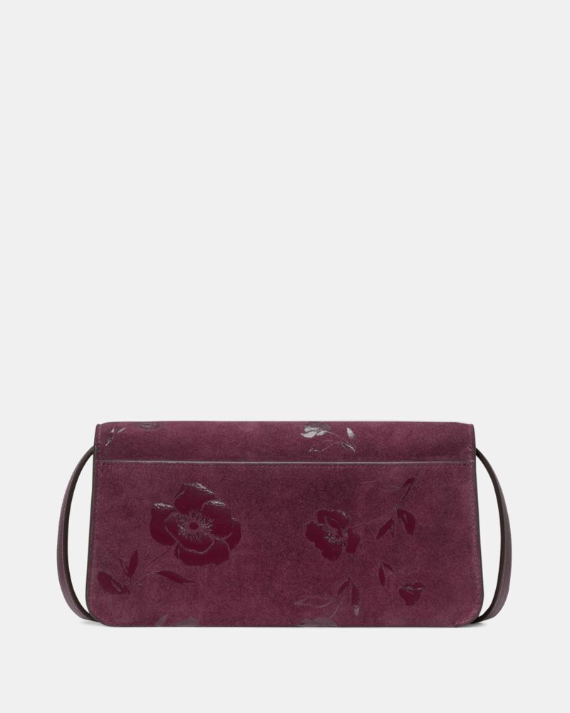 Kate Spade Outlet Ivy Floral Suede Crossbody Bag - Preorder