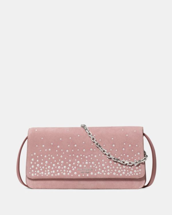 Kate Spade Outlet Ivy Studded Suede Crossbody Bag - Preorder