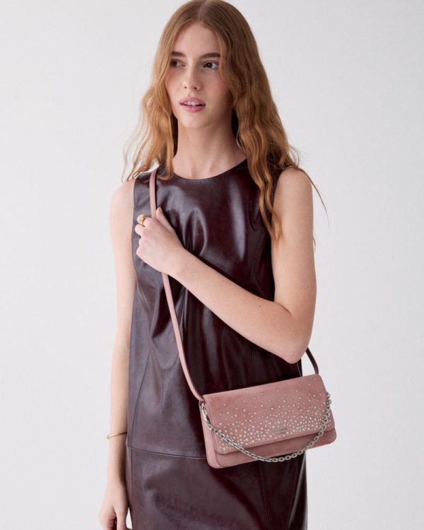 Kate Spade Outlet Ivy Studded Suede Crossbody Bag - Preorder