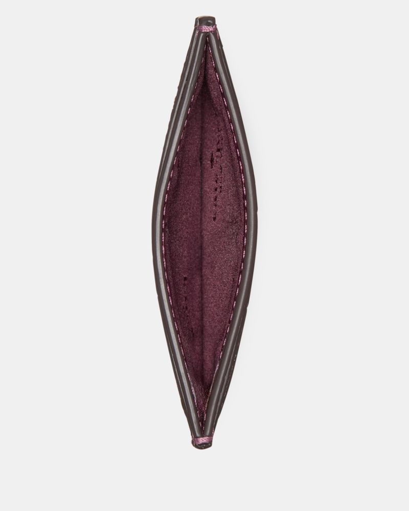 Kate Spade Outlet Croc Embossed Small Slim Card Holder - Preorder