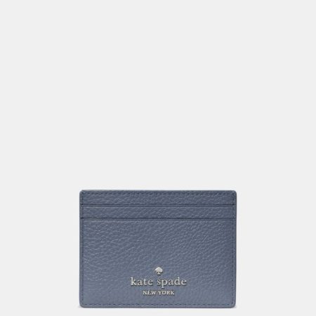 Kate Spade Outlet Small Slim Card Holder - Preorder — Cinder Grey