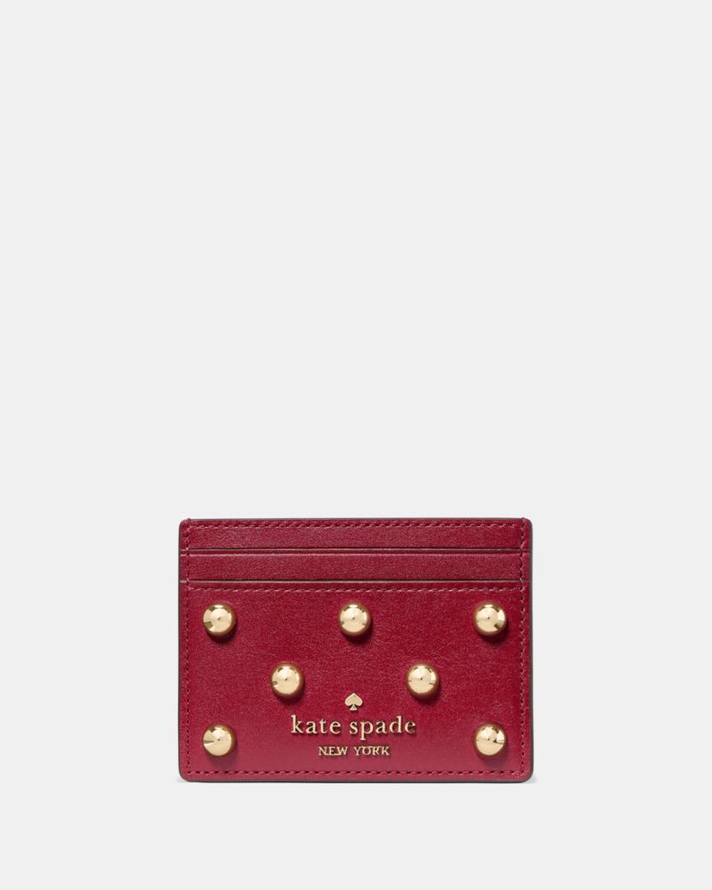 Kate Spade Outlet Studded Small Slim Card Holder - Preorder