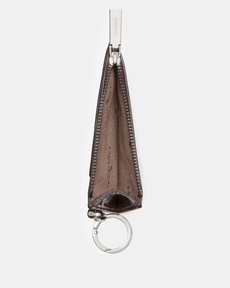 Kate Spade Outlet Shiny Leather Key Ring Card Holder - Preorder